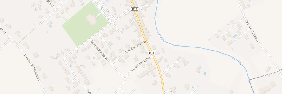 Plan du 46 Rue du Théron à Sémalens