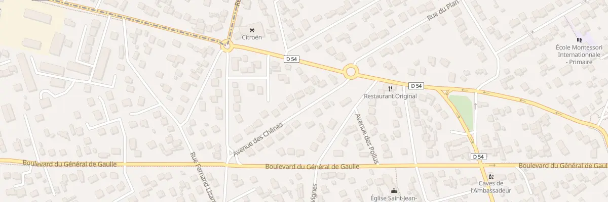 Plan du 8 Av des Chênes à Conflans-Sainte-Honorine