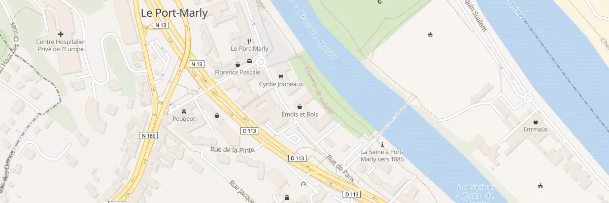Plan du 12 Rue de Paris au Port-Marly