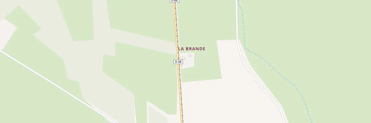 Plan du 5040 La Brande à Malleret-Boussac