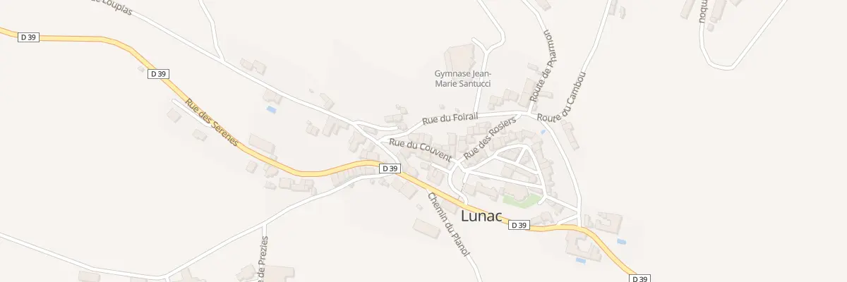 Plan du 57 Rue du Couvent à Lunac