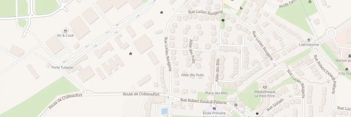 Plan du 10 Rue Lucien Rougerie à Toussus-le-Noble
