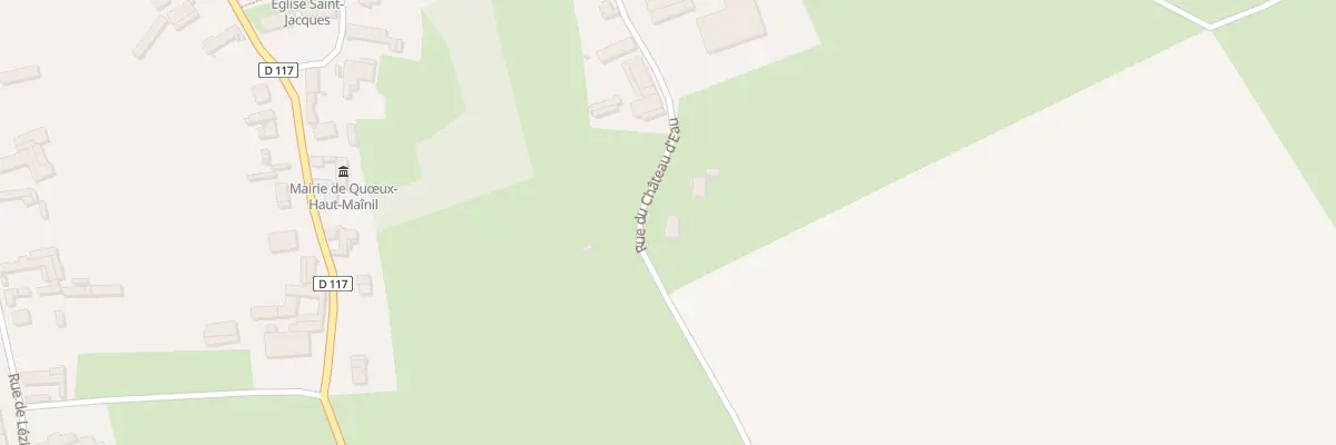 Plan du 319 Rue du Château d’Eau à Quœux-Haut-Maînil