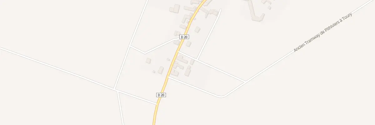 Plan du 9 Rue de la Gare à Greneville-en-Beauce