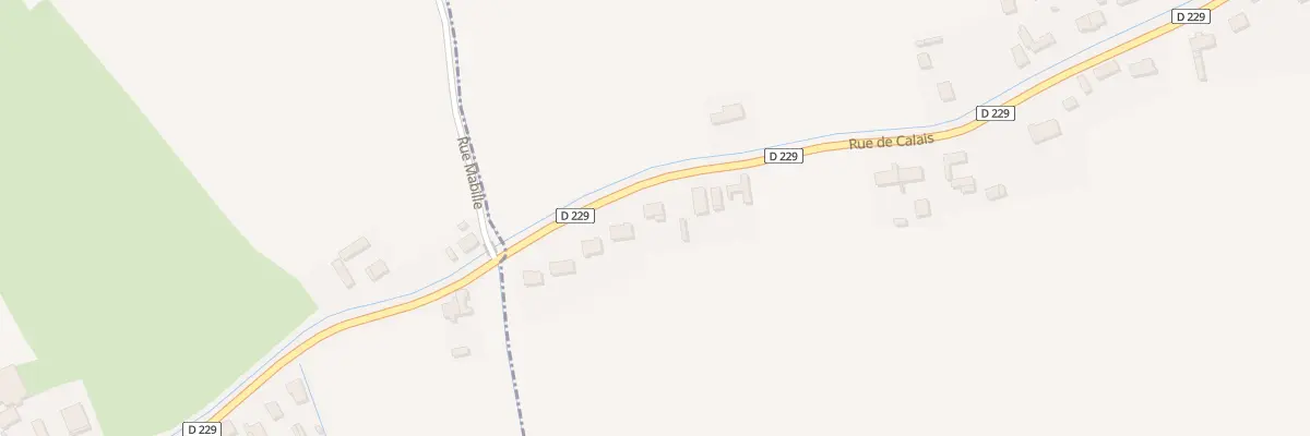 Plan du 5153 Rue de Calais à Saint-Folquin