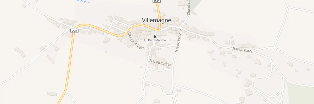 Plan du 59 Le Village à Villemagne