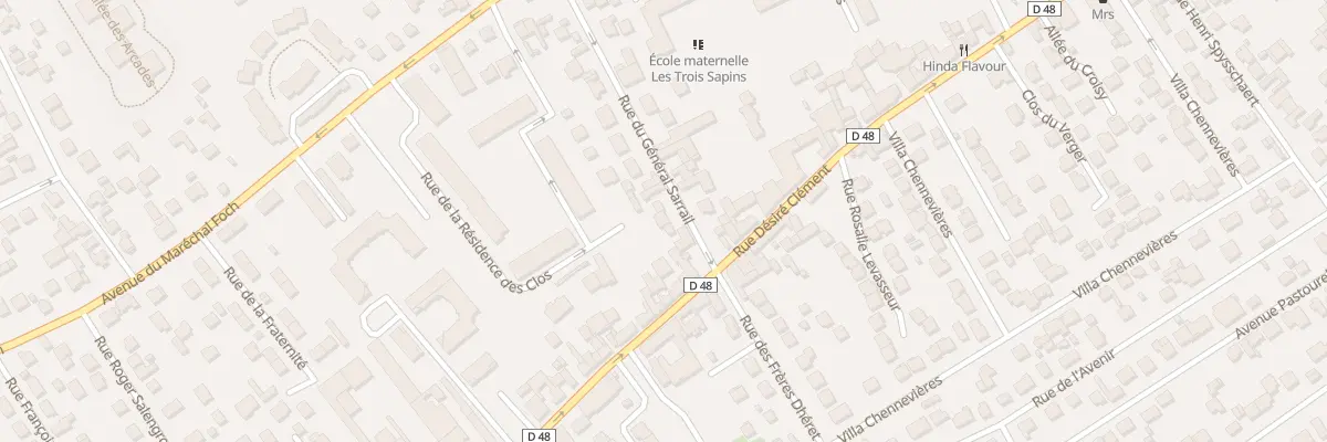 Plan du 7 Rue du Général Sarrail à Conflans-Sainte-Honorine