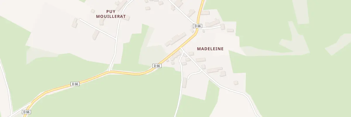 Plan du 10 Madeleine à Parsac