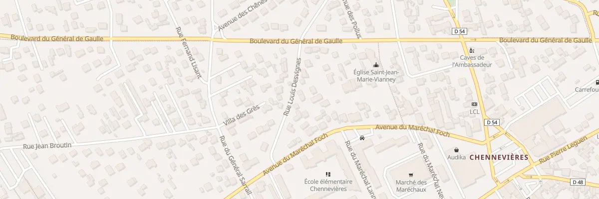 Plan du 12 Rue Louis Desvignes à Conflans-Sainte-Honorine