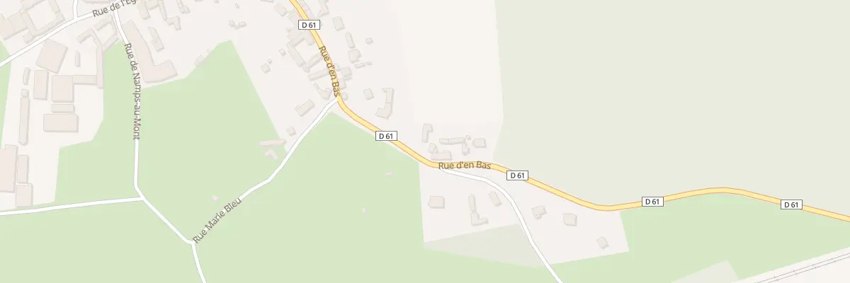 Plan du 6041 Rue d’En Bas à Namps-Maisnil
