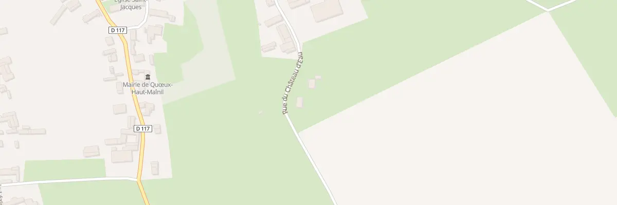 Plan du 287 Rue du Château d’Eau à Quœux-Haut-Maînil