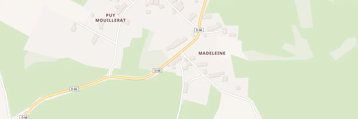 Plan du 11 Madeleine à Parsac
