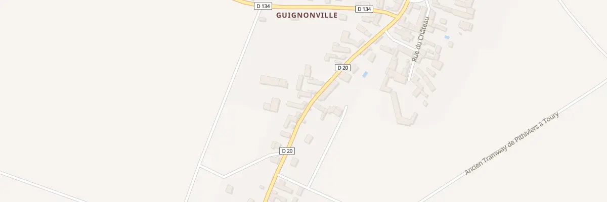 Plan du 12 Rue de la Gare à Greneville-en-Beauce