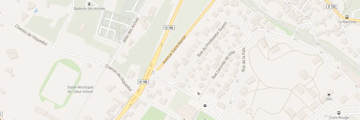 Plan du 36 Rue du Professeur Guyon à Louveciennes