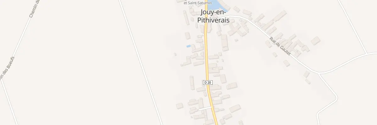 Plan du 13 Grande Rue à Jouy-en-Pithiverais