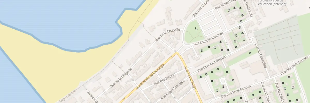 Plan du 16 Rue de la Chapelle à Gravelines