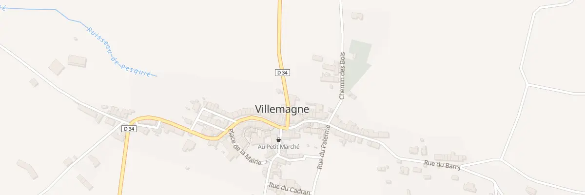 Plan du 26 Le Village à Villemagne