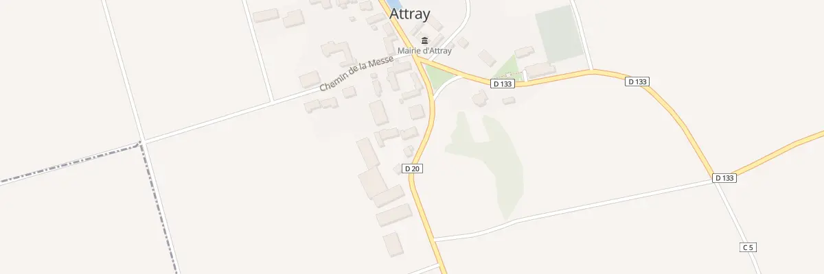 Plan du 3 Rue du Général Hurault à Attray