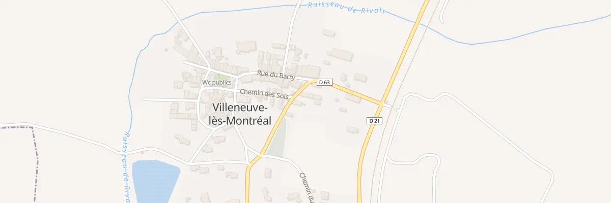 Plan du 5B Rte de Brézilhac à Villeneuve-lès-Montréal