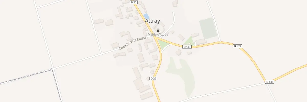 Plan du 5 Rue du Général Hurault à Attray