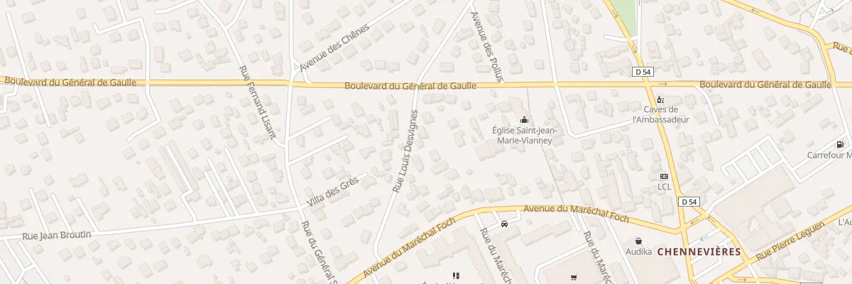 Plan du 16 Rue Louis Desvignes à Conflans-Sainte-Honorine