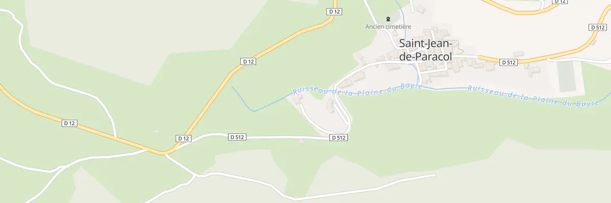 Plan du 5000 Les Bernets à Saint-Jean-de-Paracol