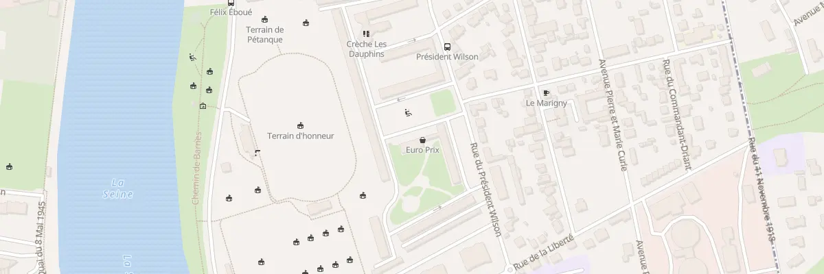Plan du 34 Rue du Président Wilson au Pecq