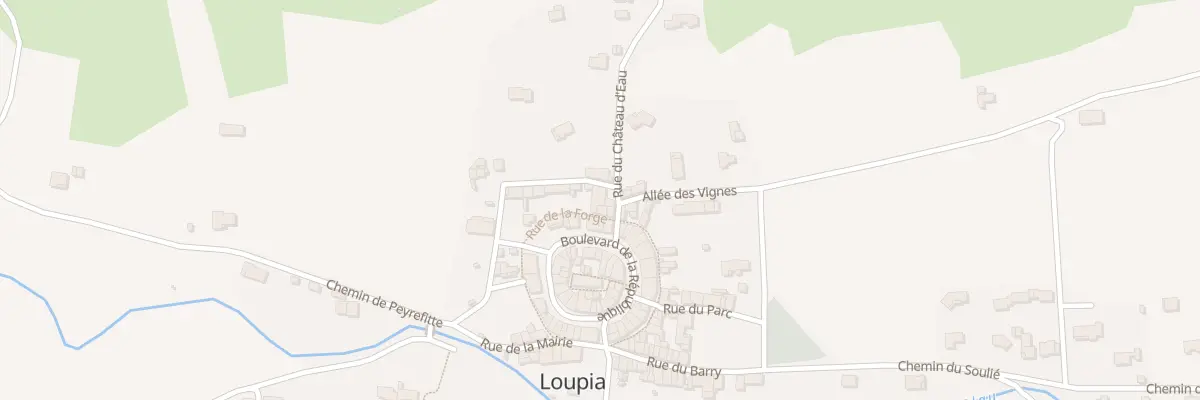 Plan du 3 Rue de la Forge à Loupia