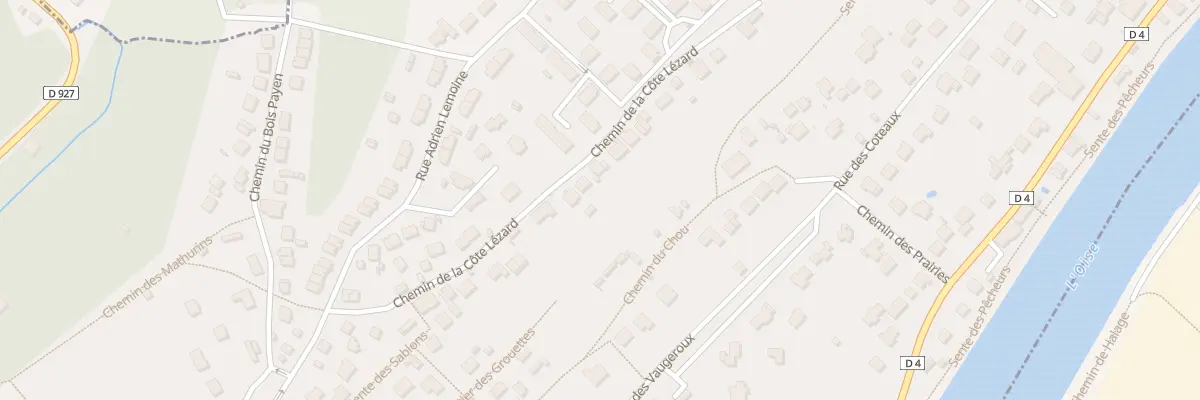 Plan du 34 Che de la Cote Lezard à Pontoise
