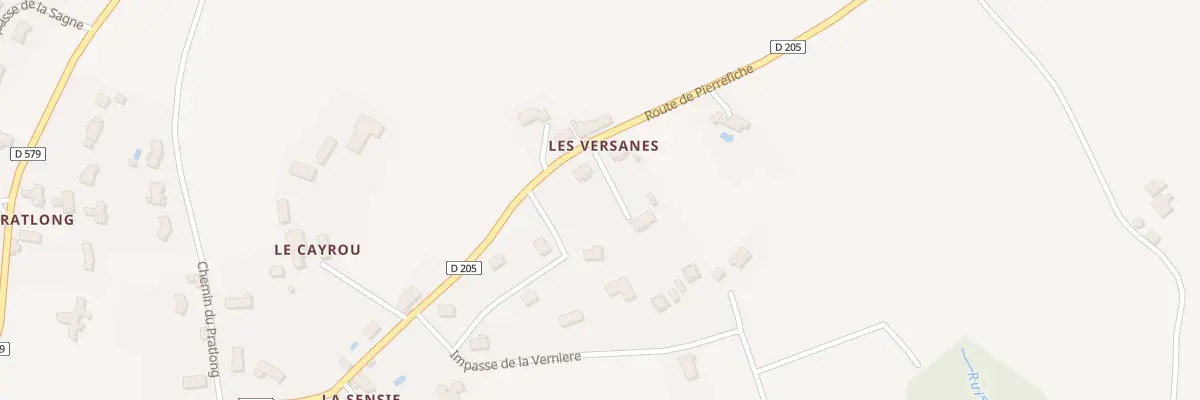Plan du 5216 La Verniere à Sonnac