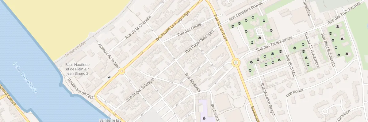 Plan du 30 Rue Roger Salengro à Gravelines