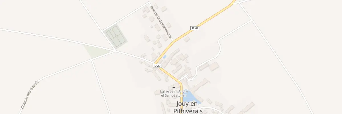 Plan du 15 Rue de l’Eglise à Jouy-en-Pithiverais
