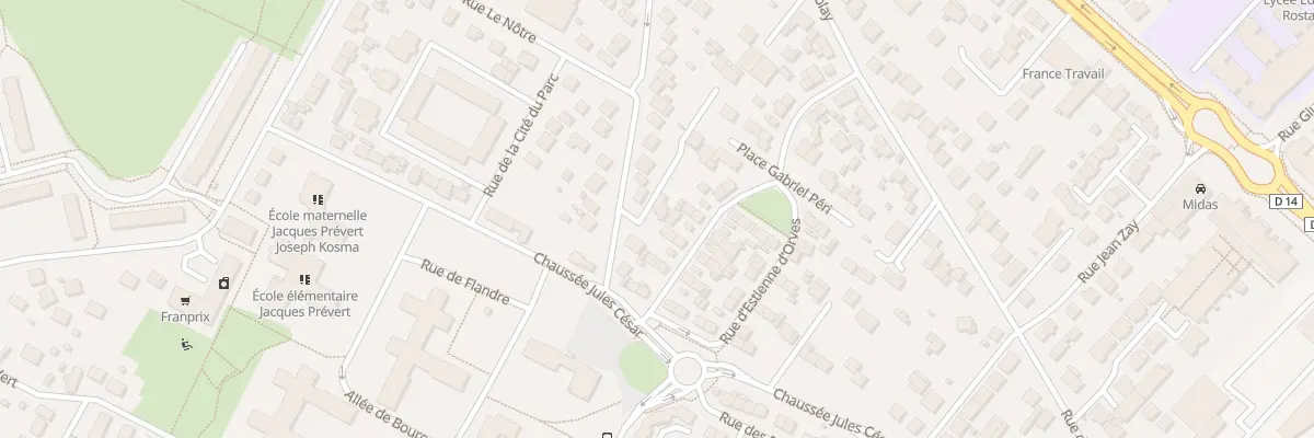 Plan du 43B Rue des Beaux-vents à Saint-Ouen-l’Aumône