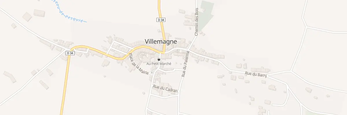 Plan du 49 Le Village à Villemagne