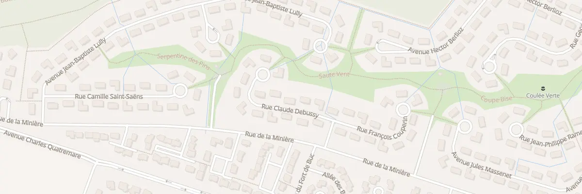 Plan du 8 Rue Claude Debussy à Buc