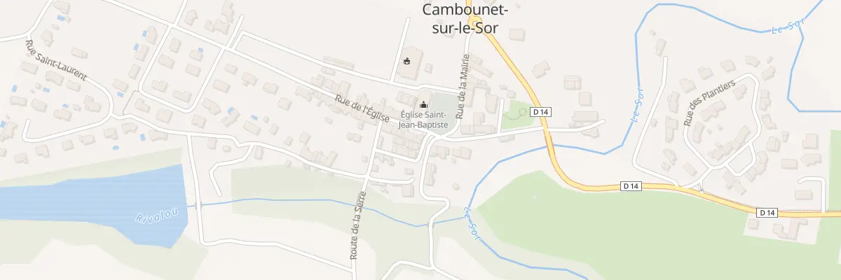 Plan du 1 Rue des Acacias à Cambounet-sur-le-Sor