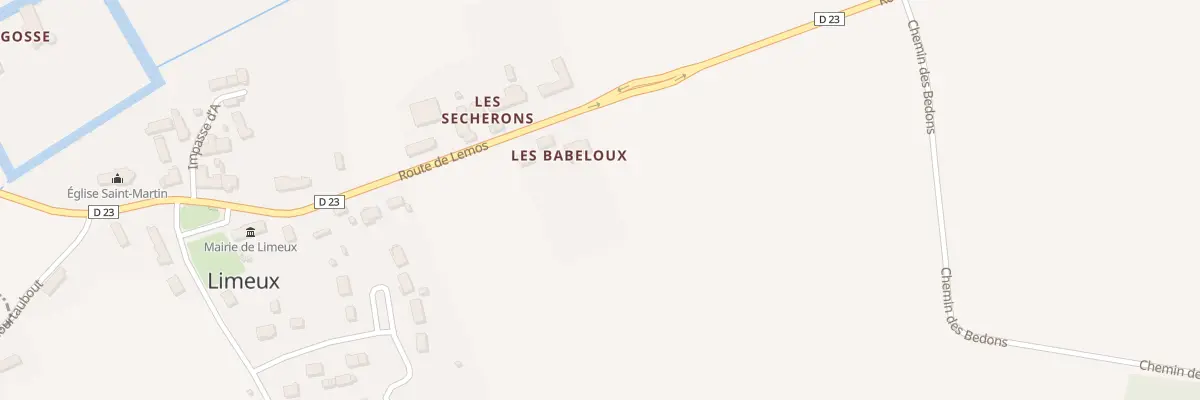Plan du 26 Rte de Lemos à Limeux