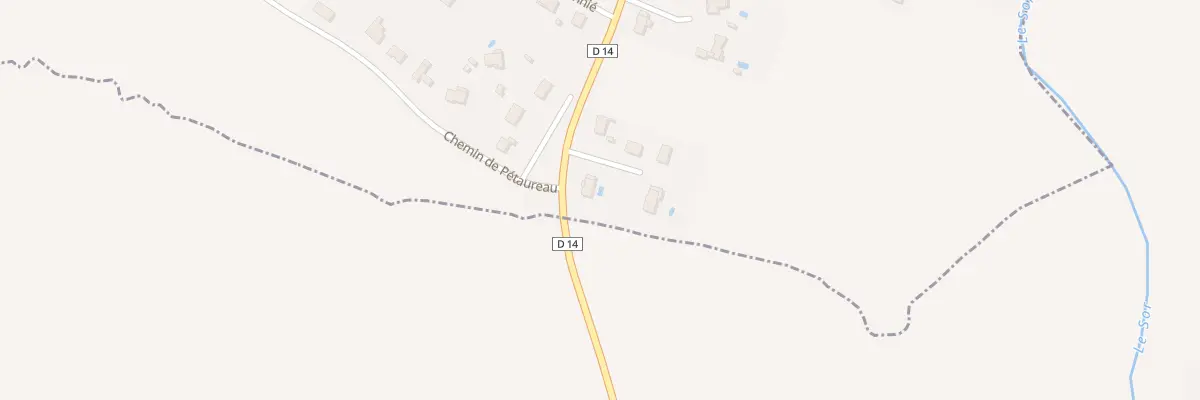 Plan du 139 Rue du Théron à Sémalens