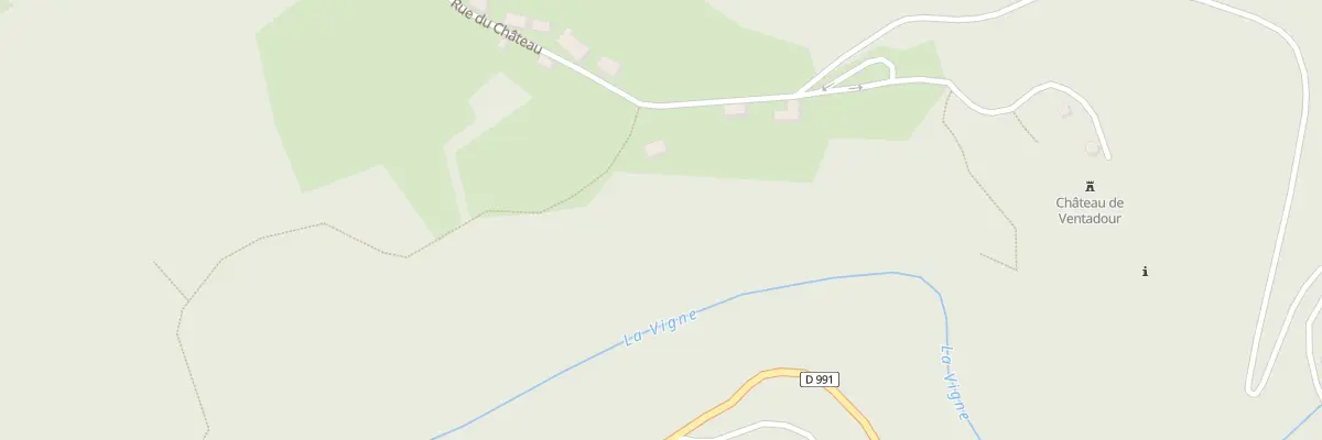Plan du 30 Rue du Chateau à Moustier-Ventadour