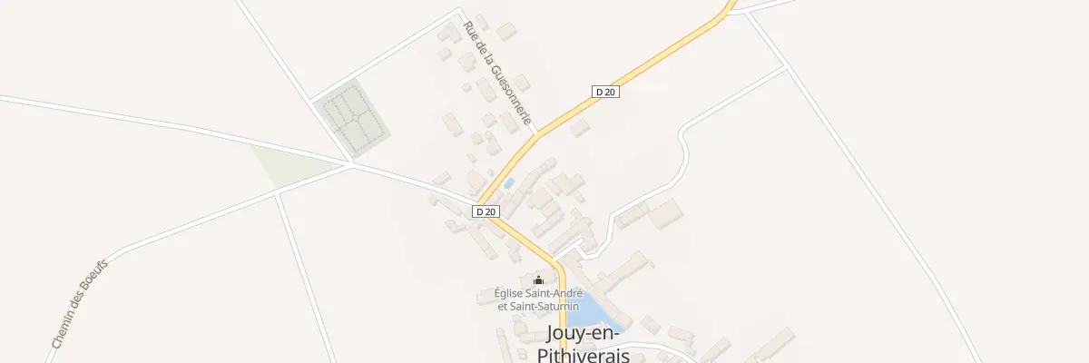 Plan du 13 Rue de l’Eglise à Jouy-en-Pithiverais