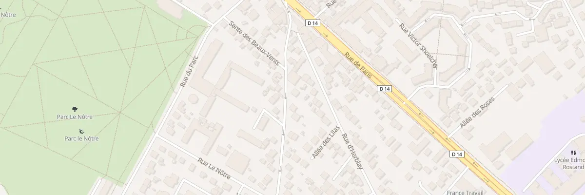 Plan du 9 Rue des Beaux-vents à Saint-Ouen-l’Aumône