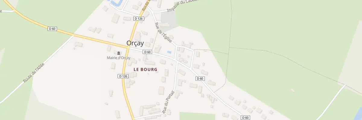 Plan du 5 Rte du Grand Village à Orçay