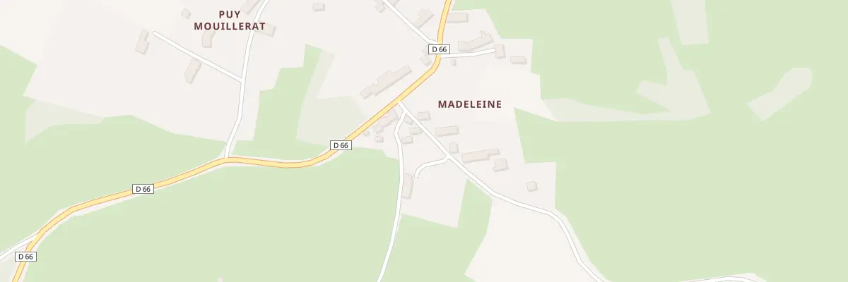 Plan du 14 Madeleine à Parsac