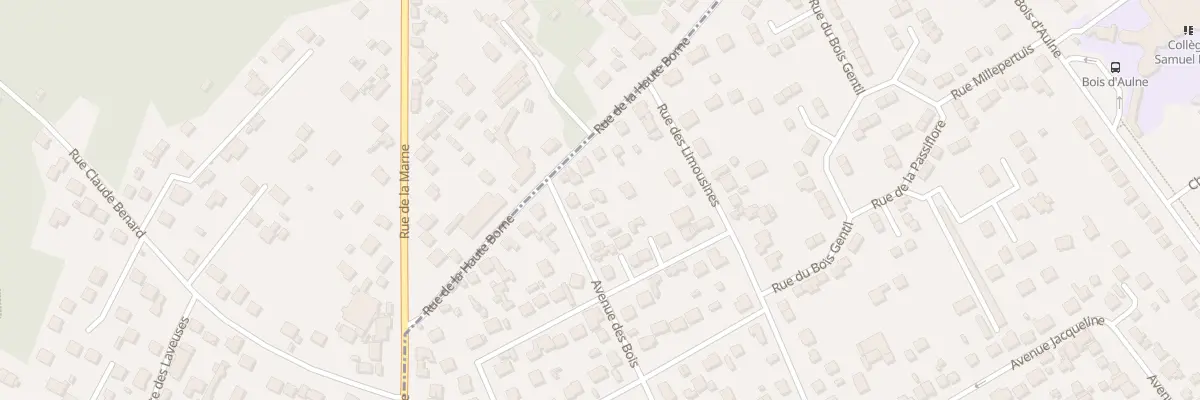 Plan du 16 Rue de la Haute Borne à Conflans-Sainte-Honorine