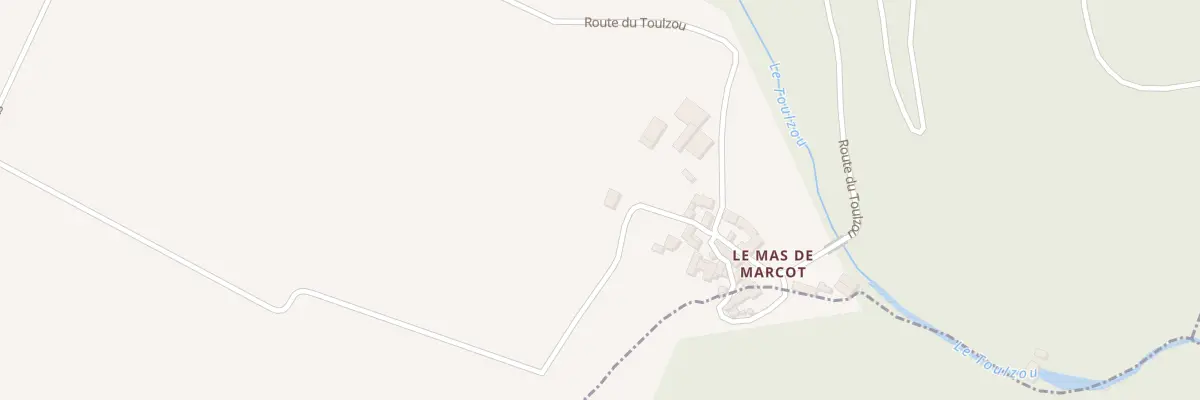Plan du 5136 Le Mas de Marcot à Naussac