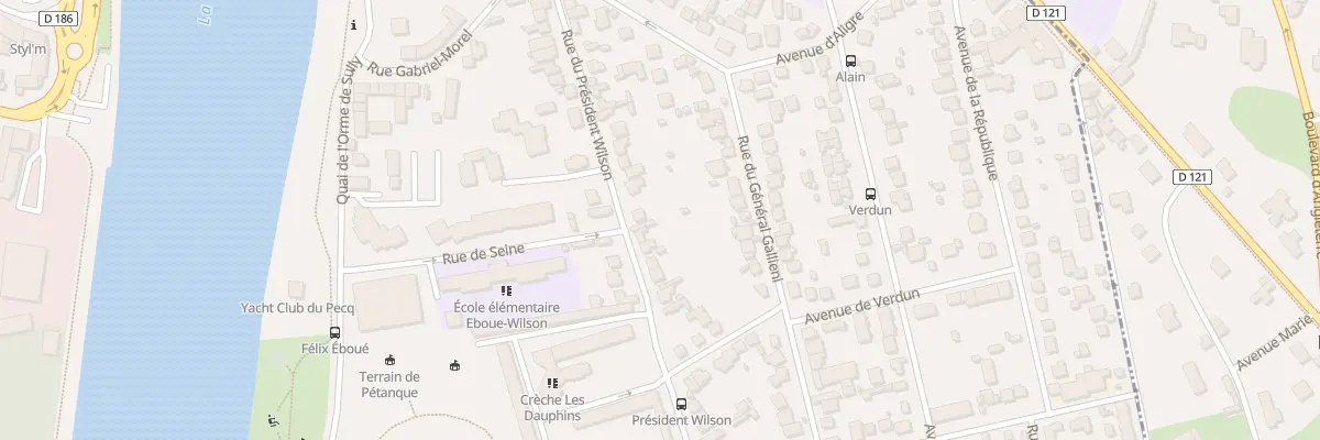 Plan du 25T Rue du Président Wilson au Pecq