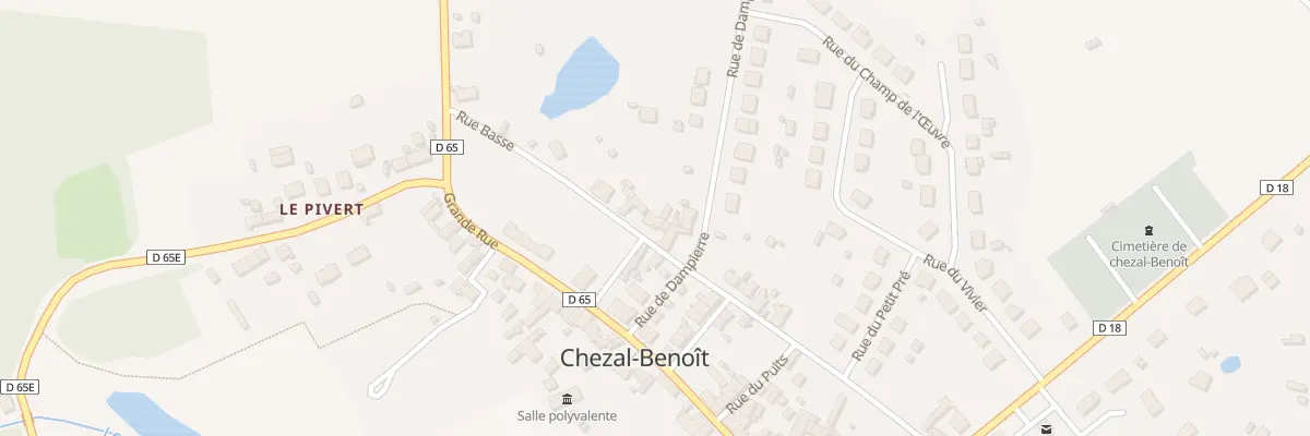 Plan du 6 Rue Basse à Chezal-Benoît