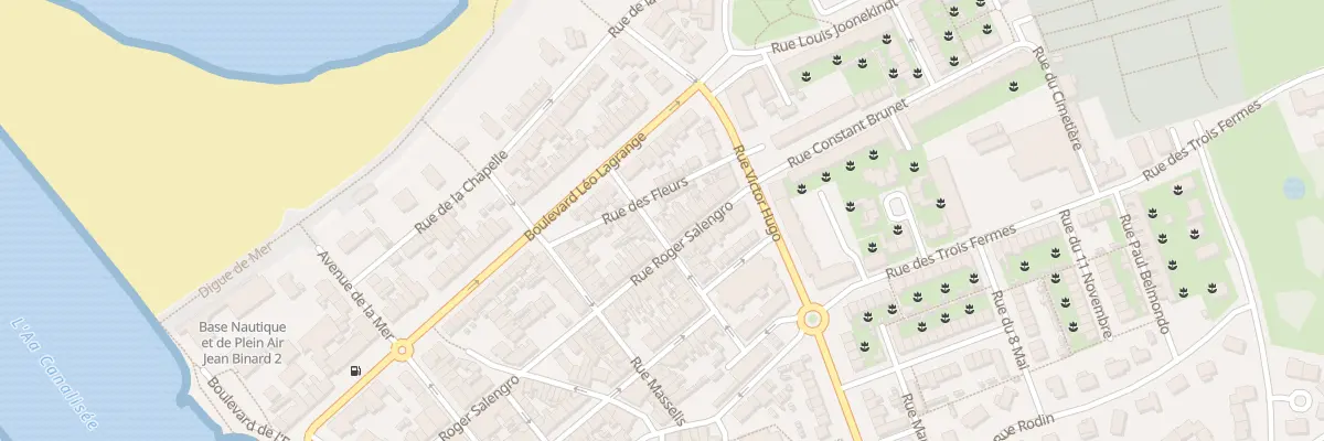 Plan du 33 Rue Roger Salengro à Gravelines