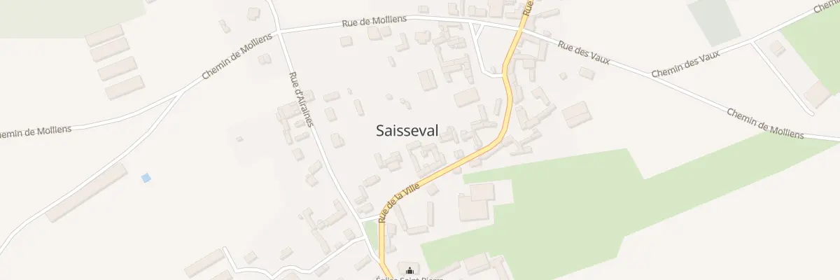 Plan du 9 Rue de la Ville à Saisseval
