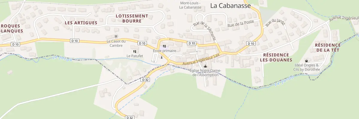 Plan du 3 Av Lax à La Cabanasse
